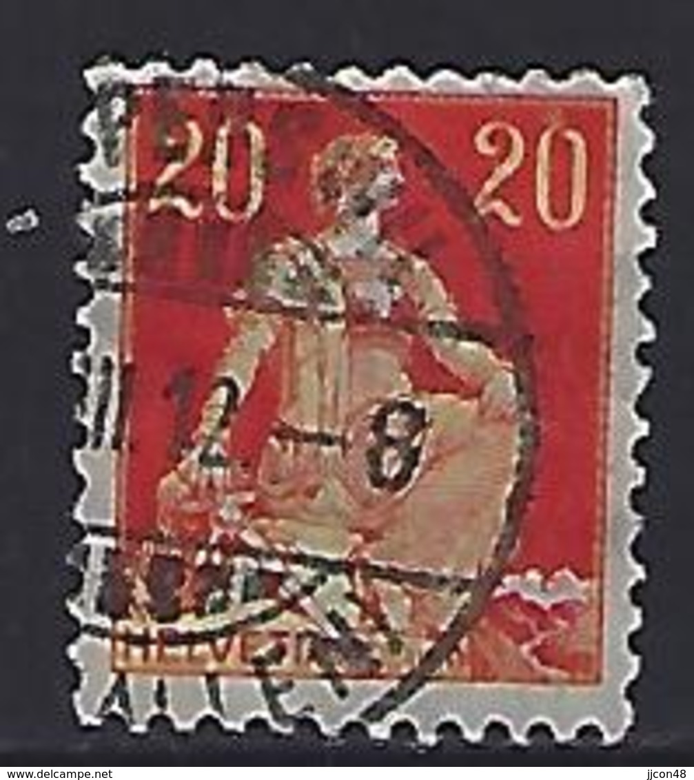 Switzerland 1908-40  Sitting Helvetia (o)  Mi.102x - Used Stamps