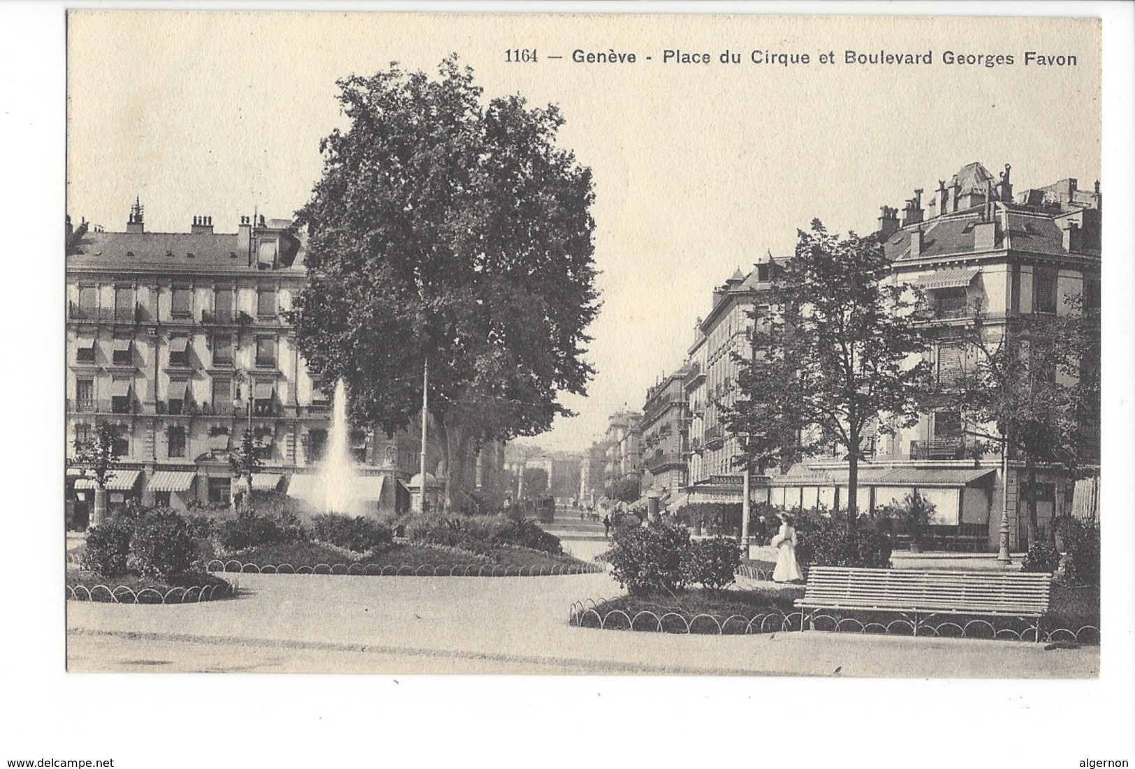 22323 - Genève Place Du Cirque Et Boulevard Georges Favon - Genève