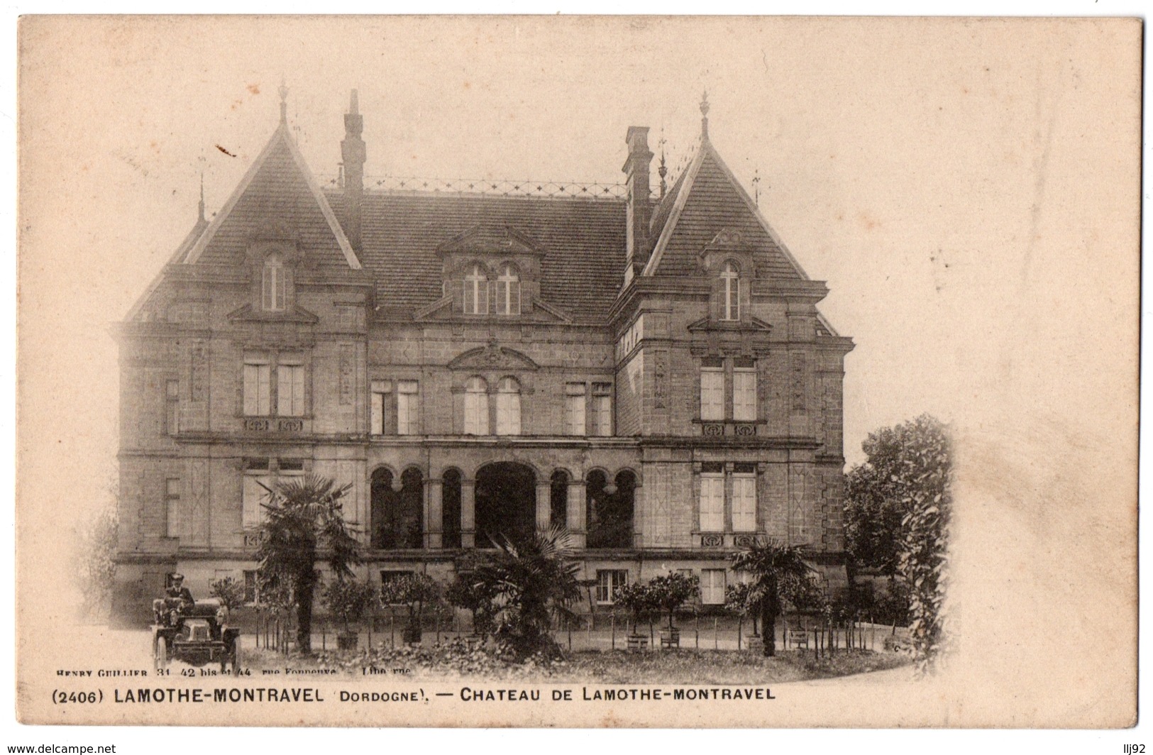 CPA 24 - LAMOTHE-MONTRAVEL (Dordogne) - Château De ... - Dos Simple - Andere & Zonder Classificatie