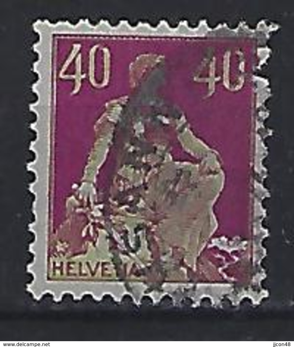 Switzerland 1908-40  Sitting Helvetia (o)  Mi.106x - Used Stamps