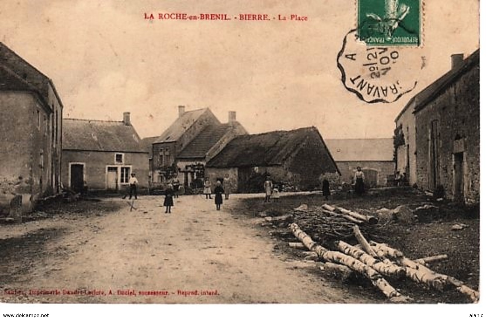 [21] Côte D'Or >LA ROCHE EN BRENIL- BIERRE -LA PLACE-23/11/1910  - Par  Convoyeur (voir Les Explications)TAXÉE - Andere & Zonder Classificatie