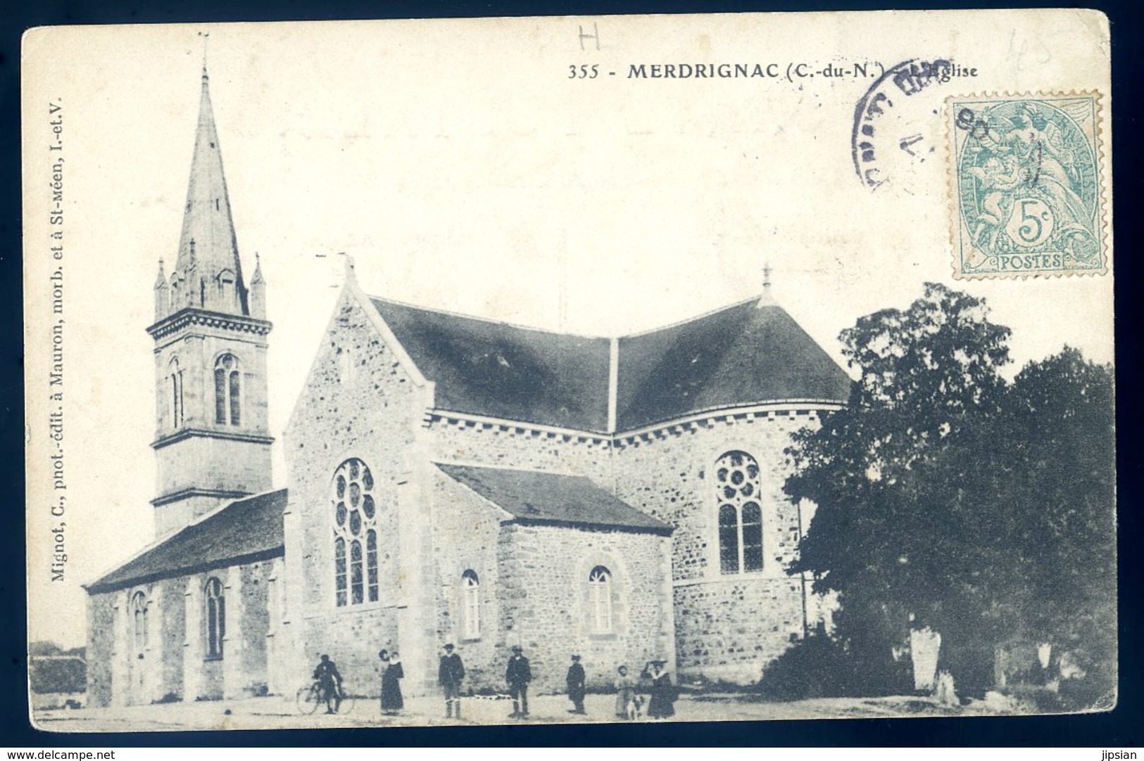 Cpa Du 22  Merdrignac L' Eglise      LZ6 - Loudéac