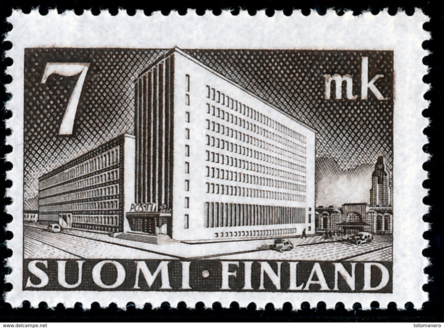 FINLAND 1942 Definitive Lions 7 Mk MI 269a+269b**MNH DEXTRINE INVISIBLE GUM - Nuovi