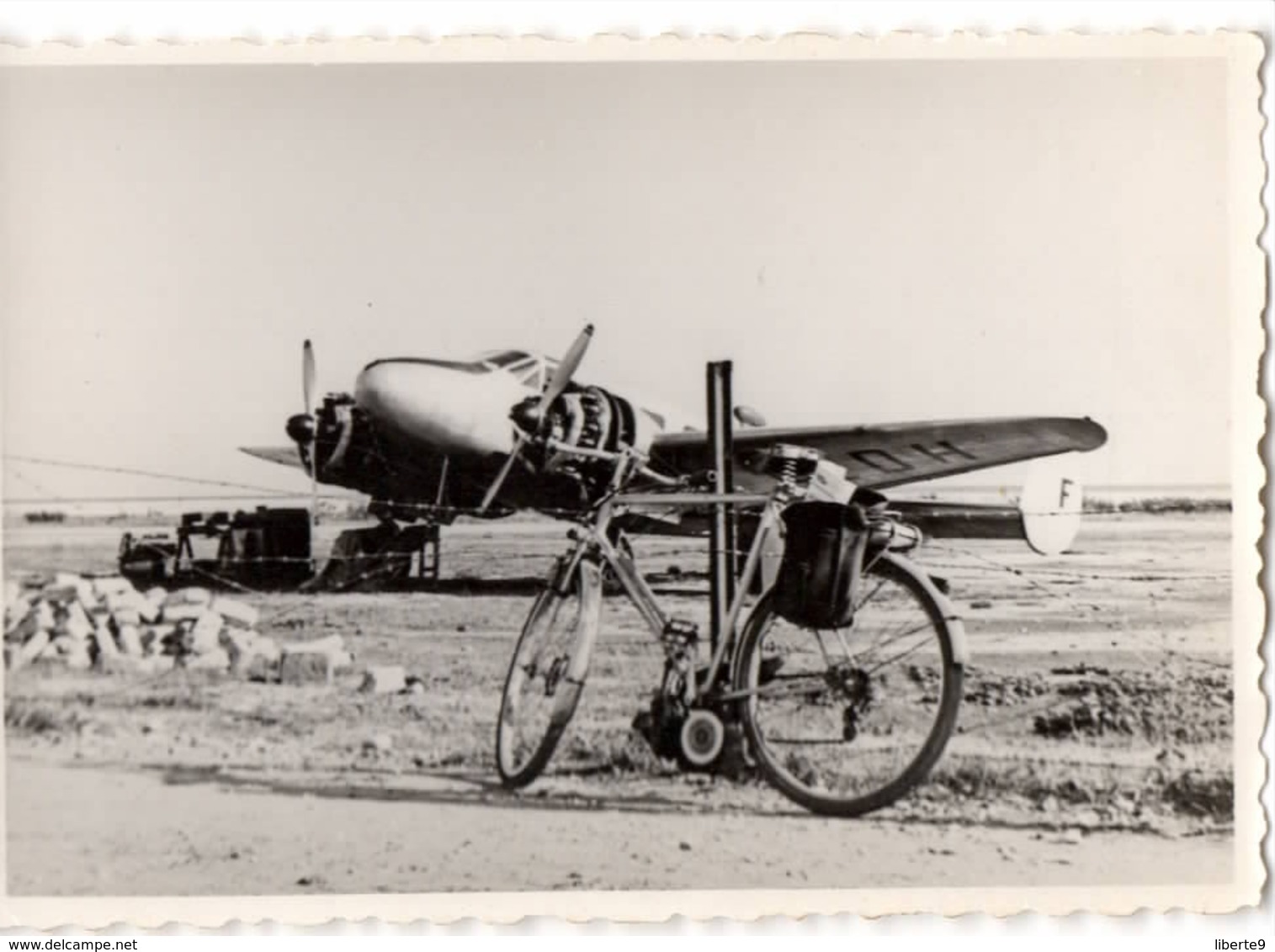 Avion - Pte Photo… C.1947 Aéroport De Nice - Aviation