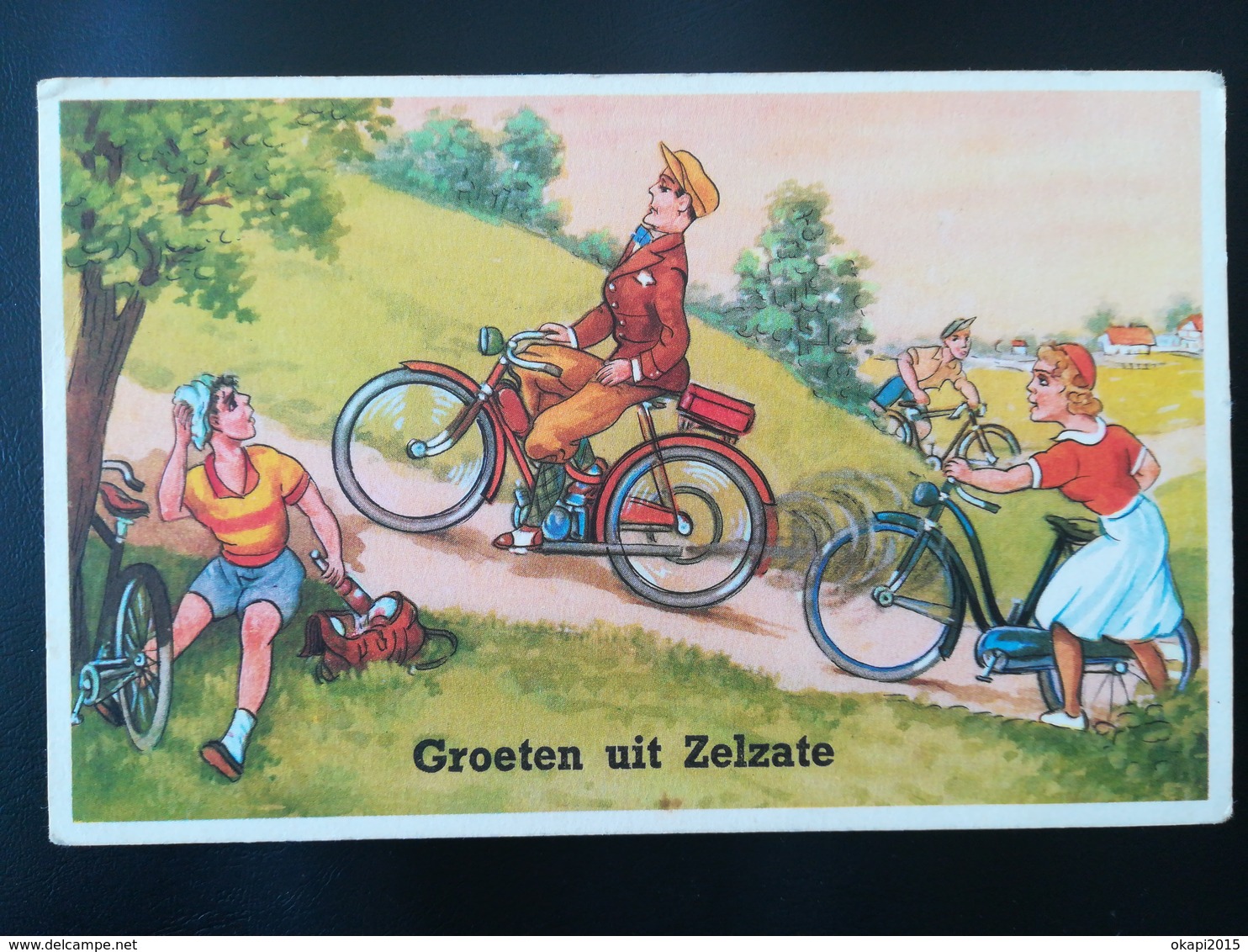 GROENTEN UIT ZELZATE VIEILLE CARTE POSTALE EUROPE BELGIQUE FLANDRE ORIENTALE HUMOUR - Zelzate