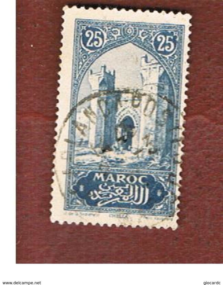 MAROCCO FRANCESE (FRENCH MOROCCO)  - SG 131 -  1917  CHELLA  - USED ° - Usati