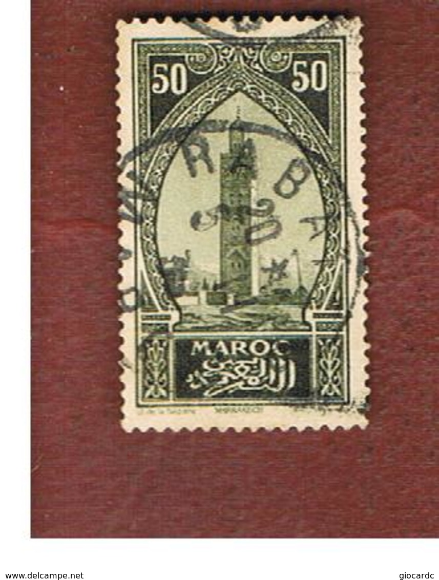 MAROCCO FRANCESE (FRENCH MOROCCO)  - SG 138 -  1927  MARRAKESH  - USED ° - Usati