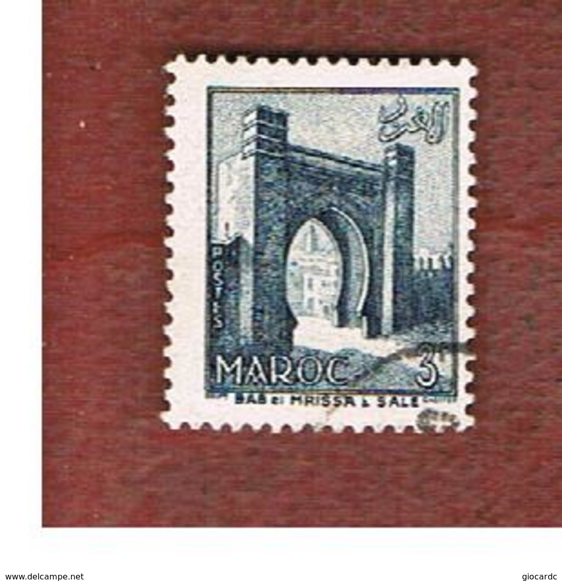 MAROCCO FRANCESE (FRENCH MOROCCO)  - SG 451  -  1955  SITES: BABE EL MRISSA, SALE - USED ° - Usati