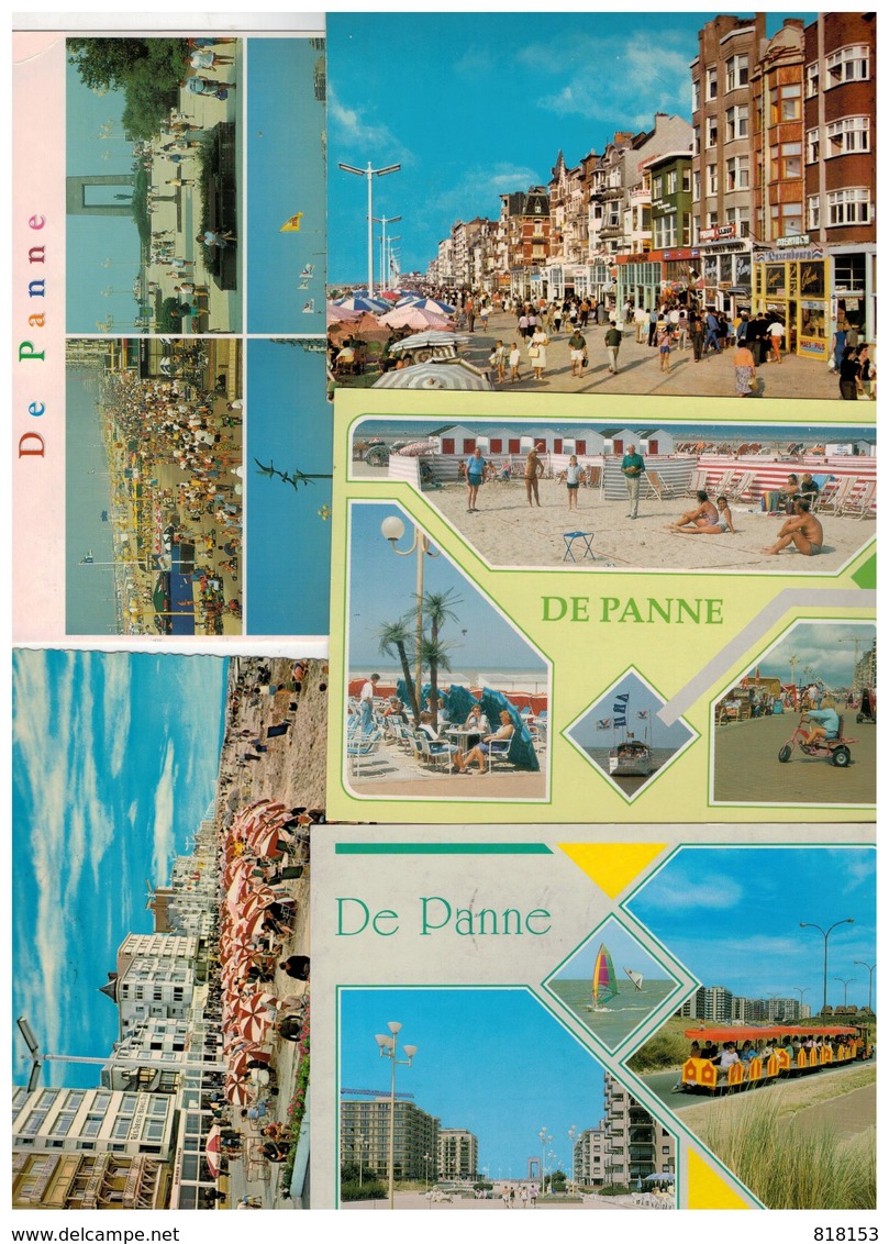 De Panne  La Panne:mooi Lot Van 100  Postkaarten - 100 - 499 Postcards