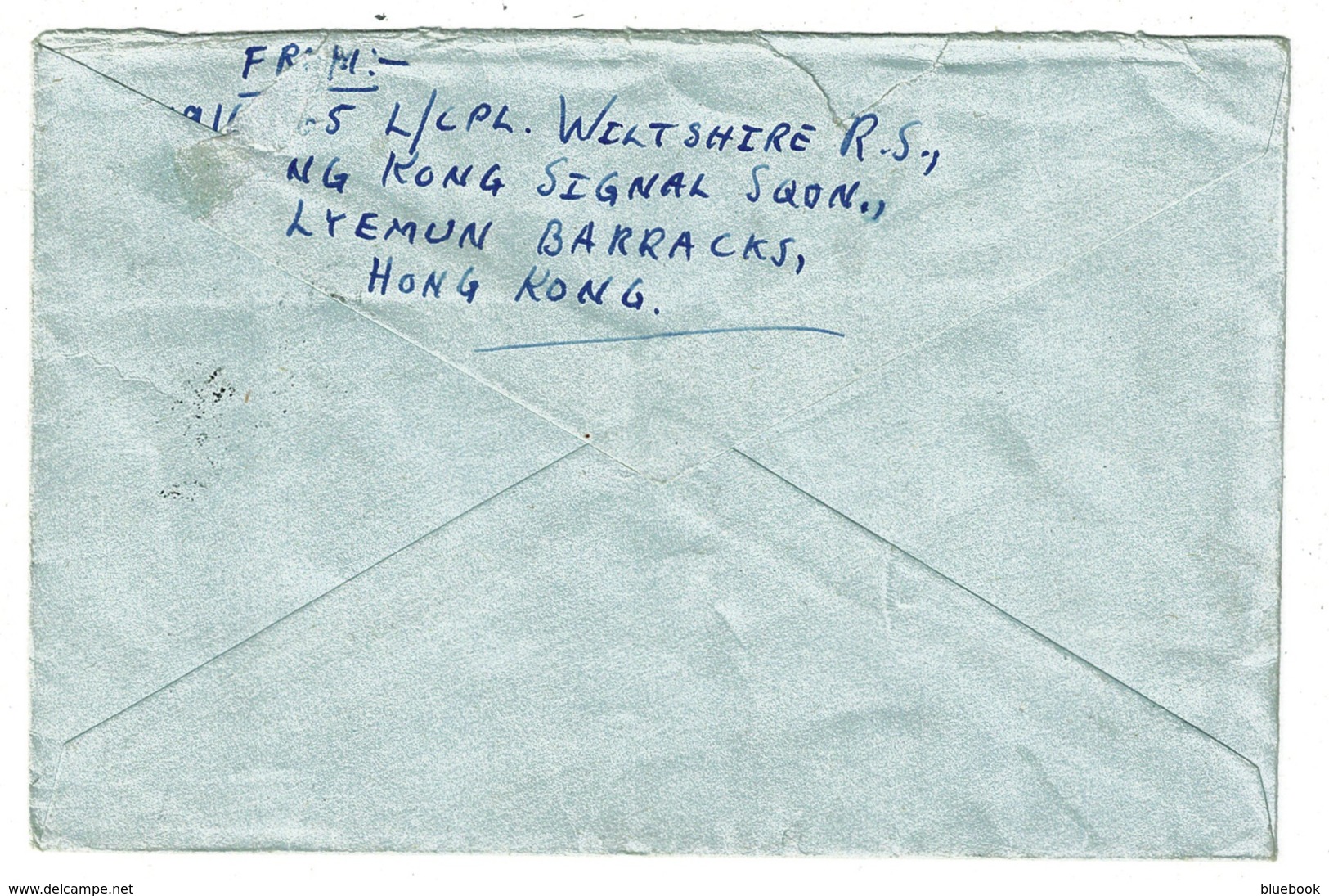 Ref 1327 - 1948 Army Signals Hong Kong Cover - 20c Airmail Rate To UK - China Interest - Briefe U. Dokumente