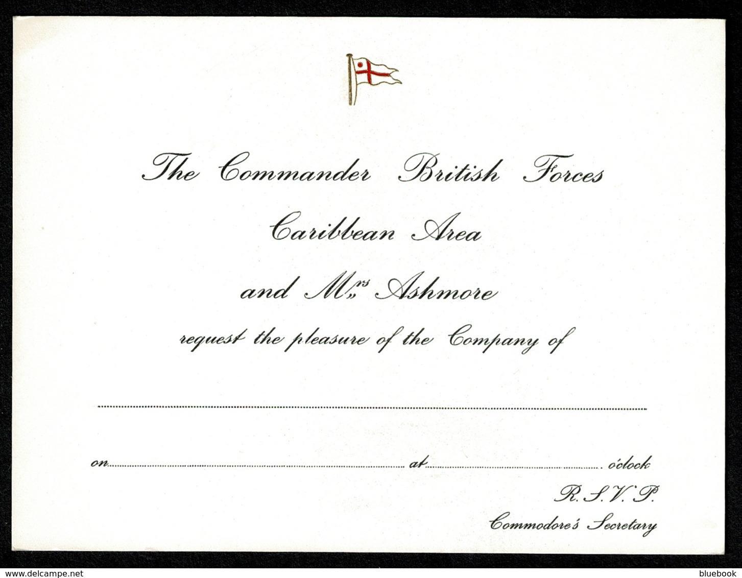 Ref 1327 - 7 X Unused Royal Navy R.S.V.P. Invitation Cards - Maritime Ship Theme (2) - Unclassified