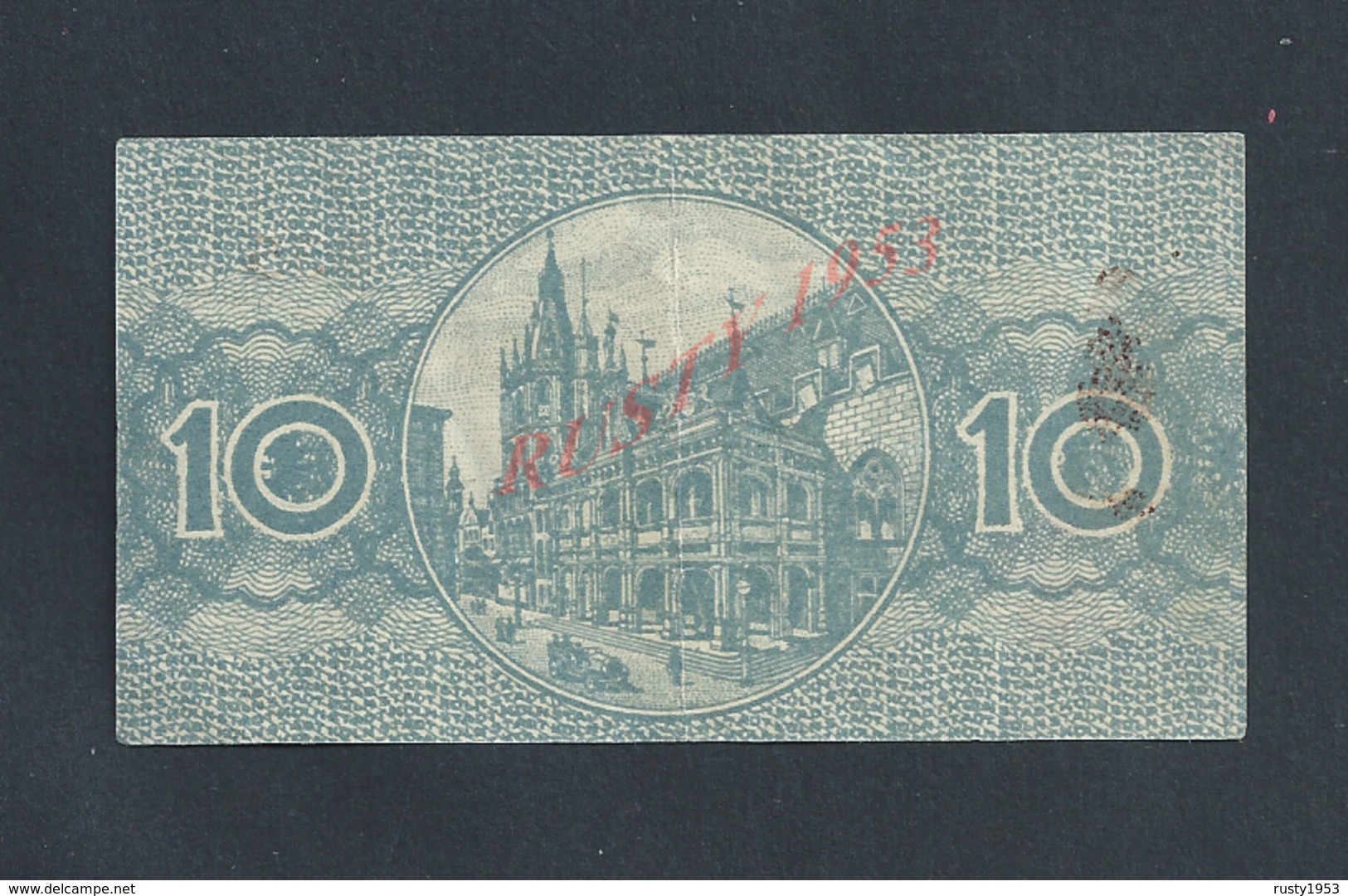 ALLEMAGNE BILLET DE BANQUE DE 1920 : - Bank En Verzekering