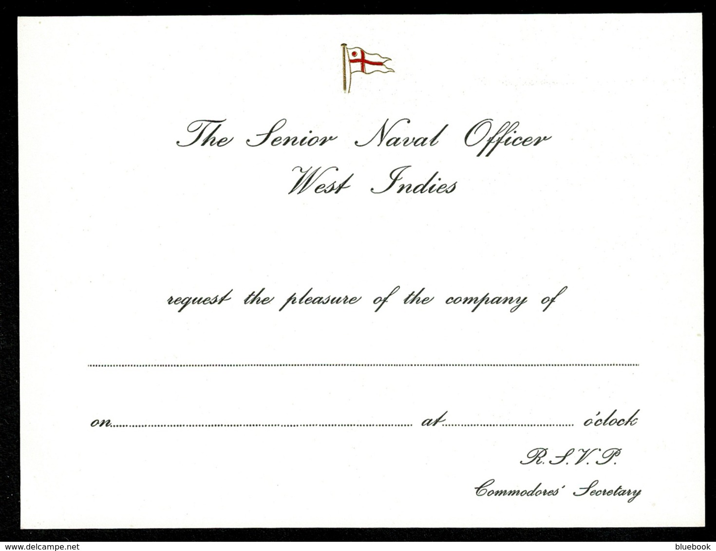 Ref 1327 - 7 X Unused Royal Navy R.S.V.P. Invitation Cards - Maritime Ship Theme - Unclassified