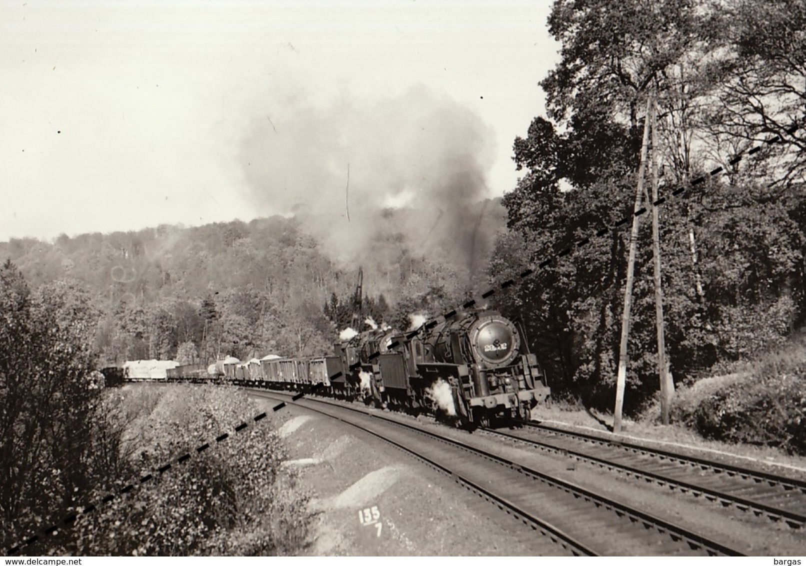 Photo SNCB NMBS Chemins De Fer Belges Train Locomotive Frameries Par B Dedoncker ARBAC - Treinen