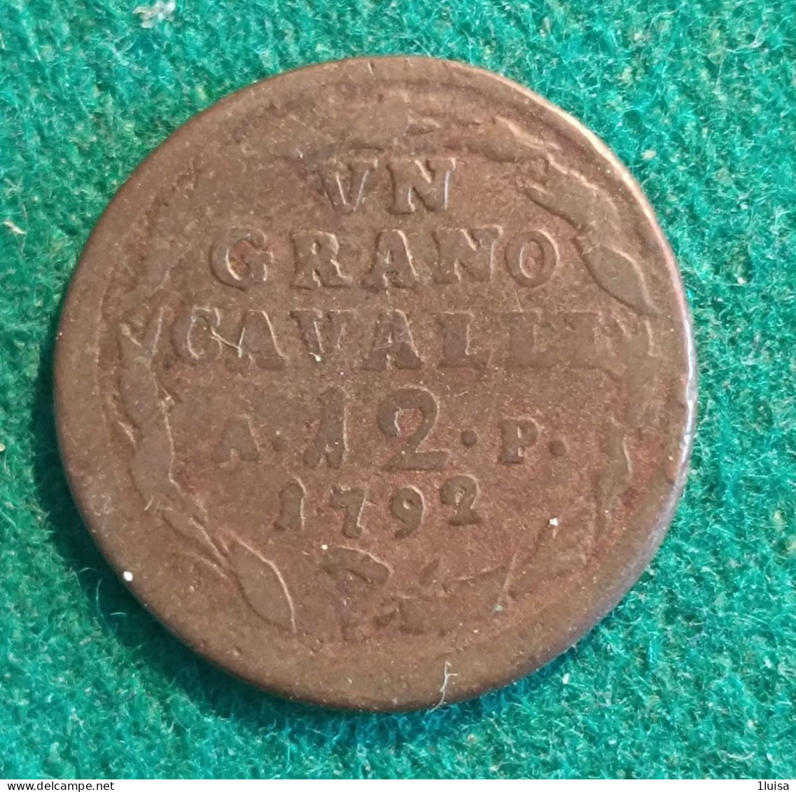 1 GRANO 1792 - Two Sicilia