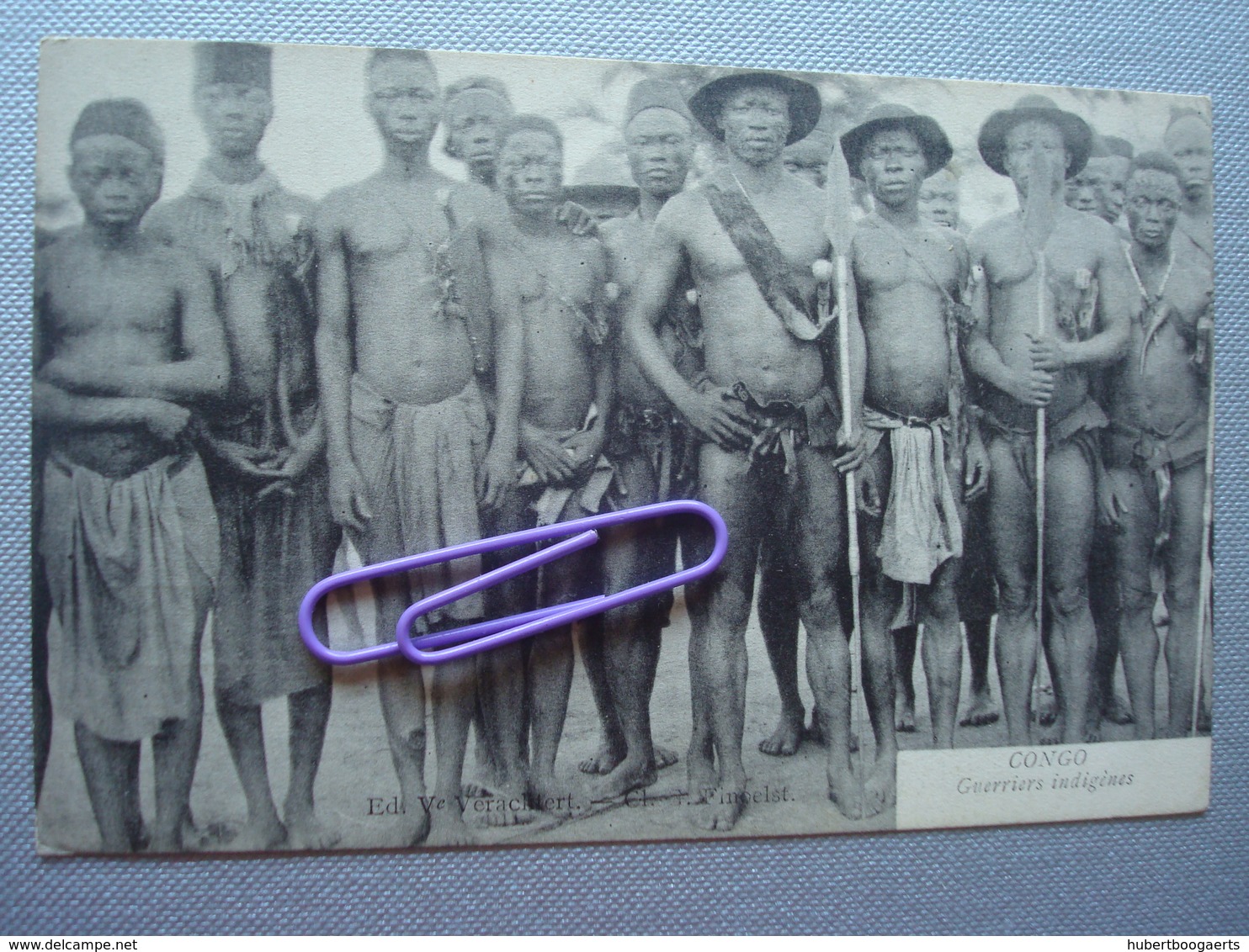 CONGO BELGE : Guerriers Indigènes En 1907 - Congo Belge
