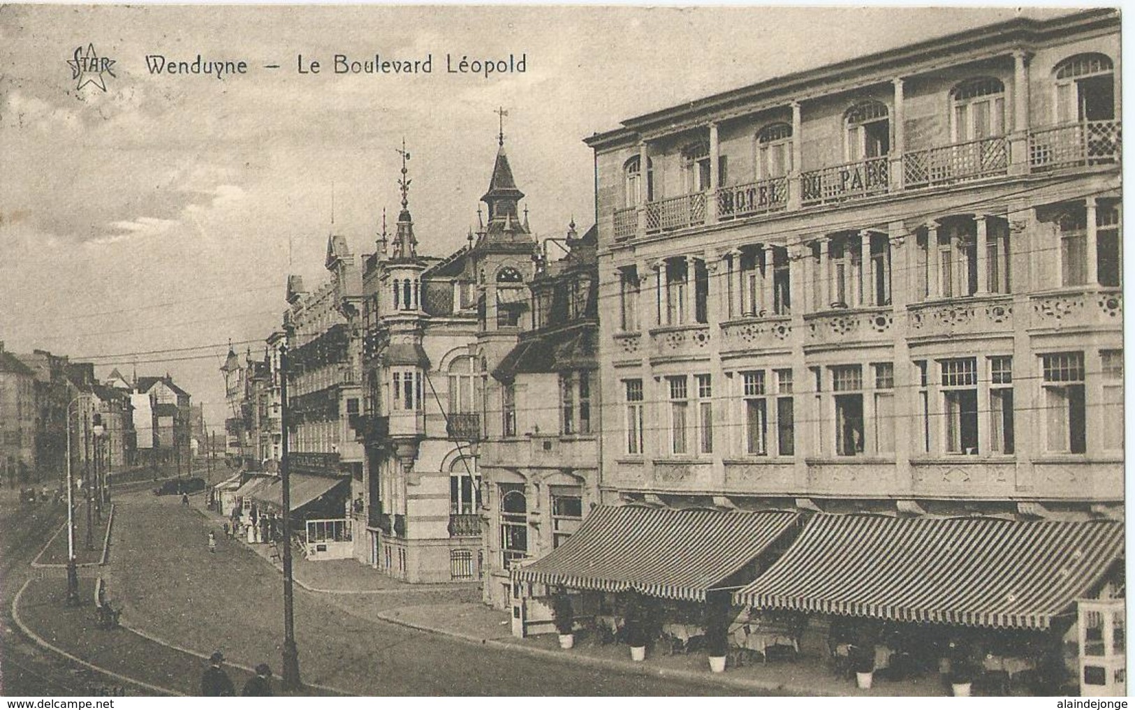 Wenduine - Wenduyne - Le Boulevard Léopold - Star 1511 - 1925 - Wenduine