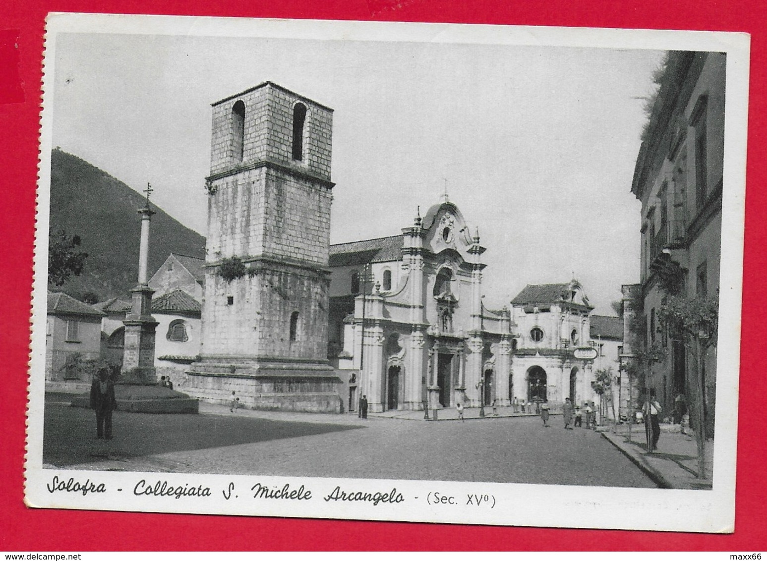 CARTOLINA NV ITALIA - SOLOFRA (AV) - Collegiata S. Michele Arcangelo - 10 X 15 - 1963 - Avellino