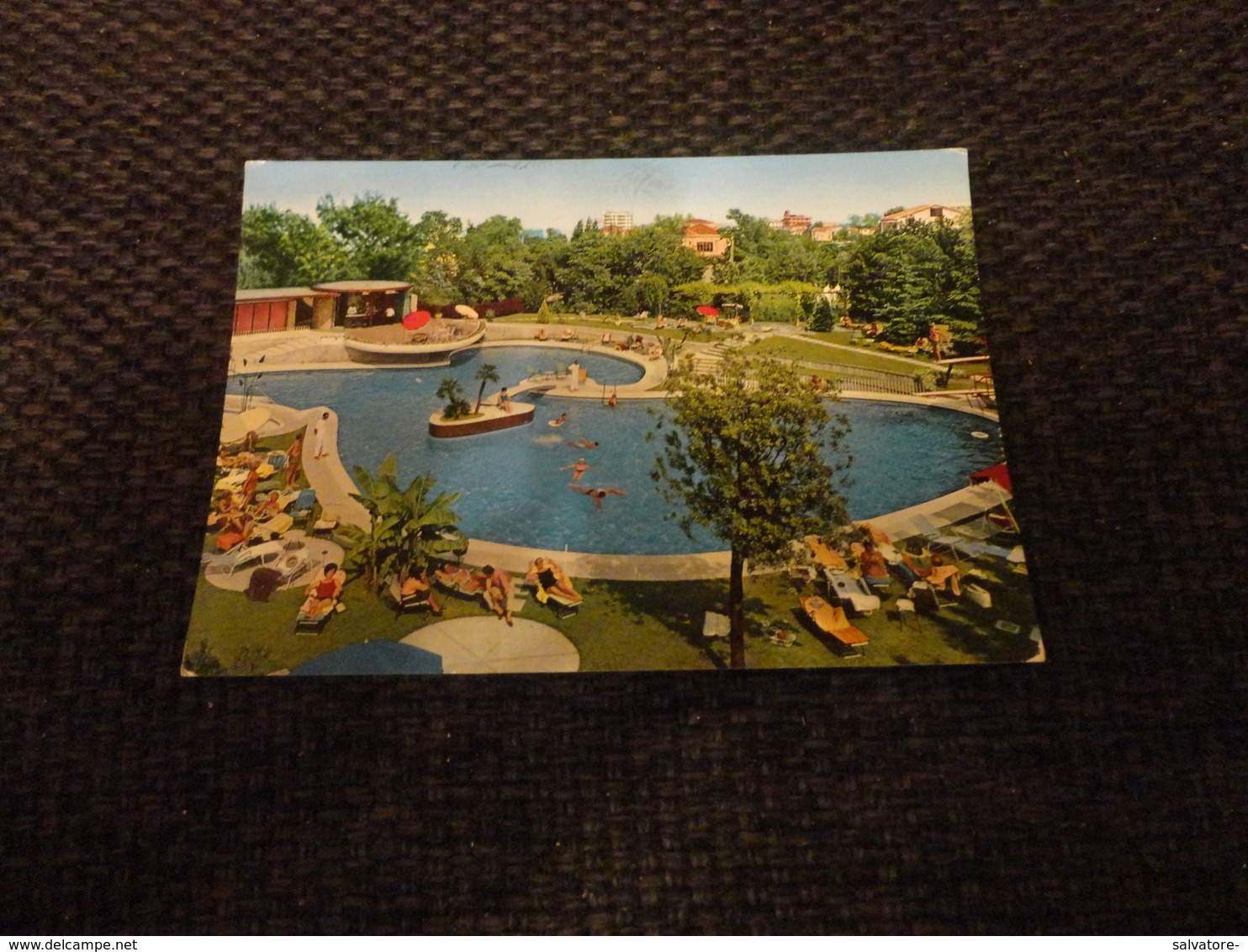 CARTOLINA ABANO TERME -HOTEL TERME MIONI PEZZATO-VIAGGIATA-1967 - Padova