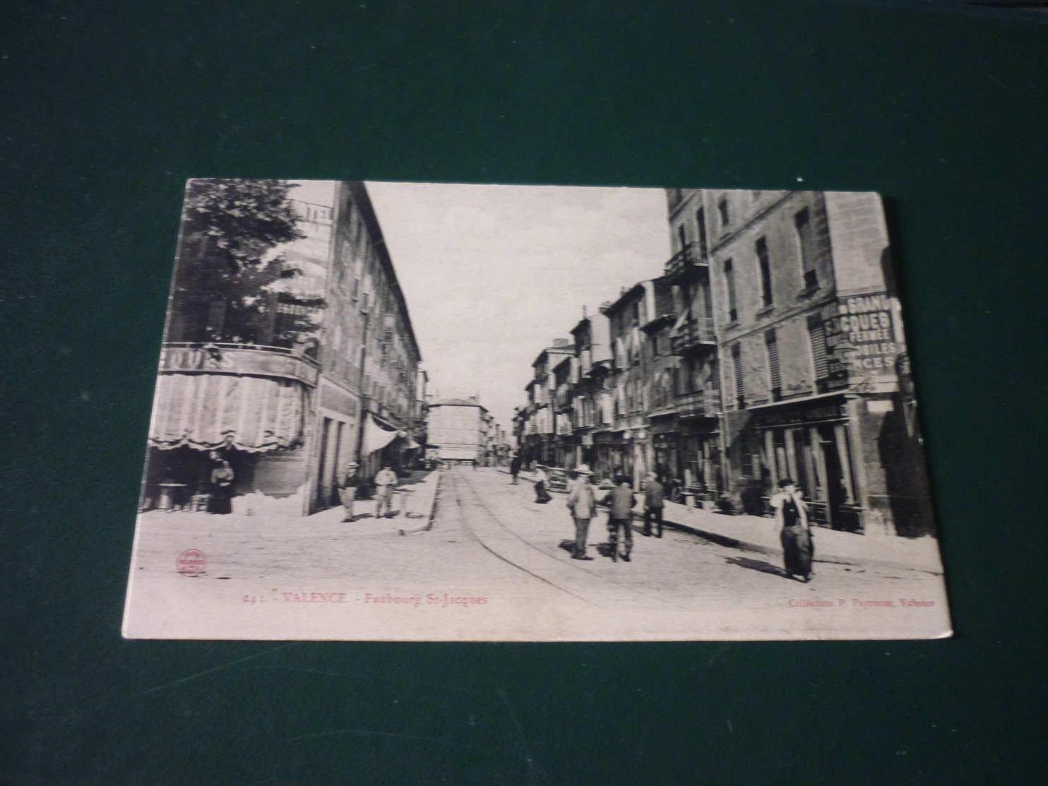 Carte Postale Drome Valence Faubourg Saint Jacques Animée - Valence