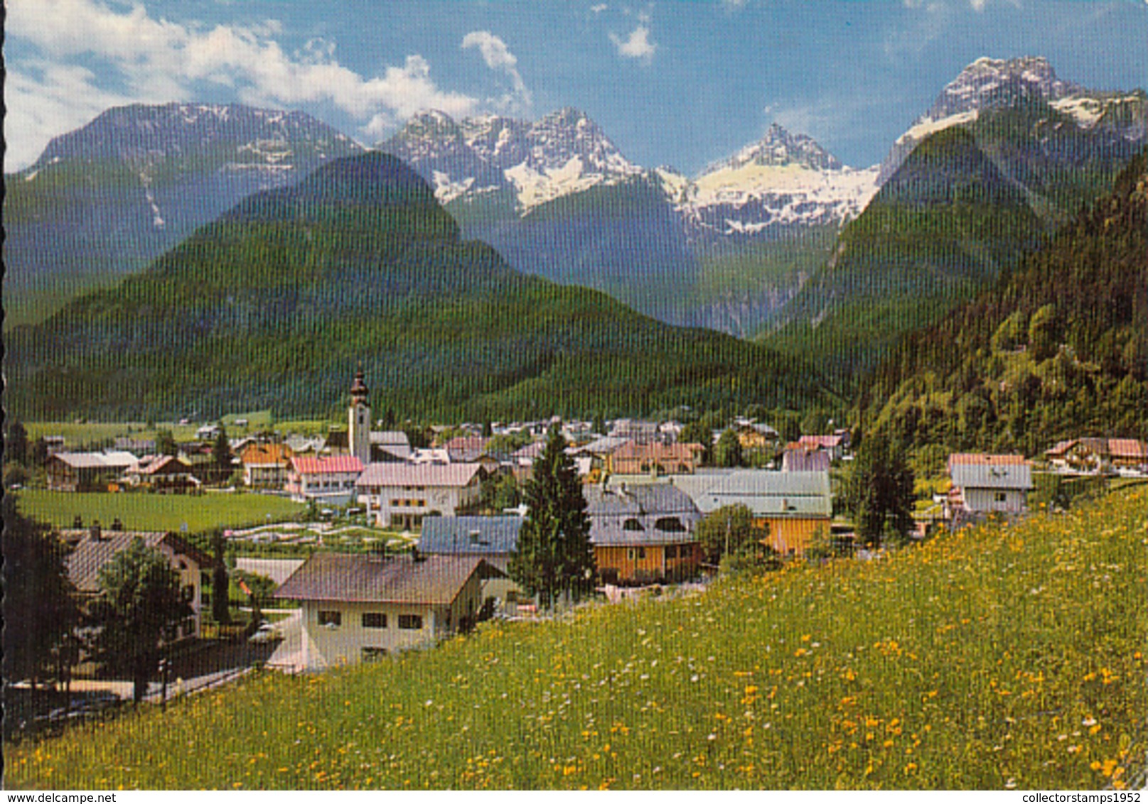 81378- LOFER- TOWN PANORAMA, MOUNTAINS - Lofer
