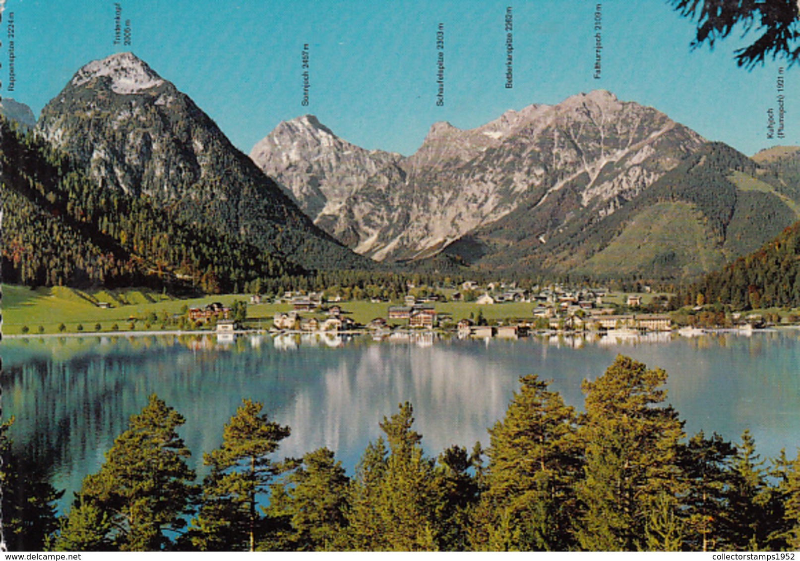 81380- PERTISAU- ACHENSEE LAKE,  TOWN PANORAMA, MOUNTAINS - Pertisau