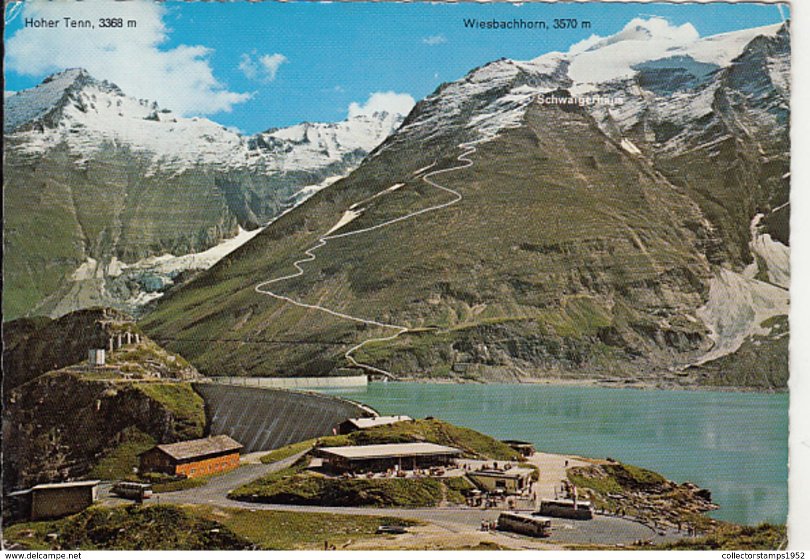 81381- KAPRUN- DAM, TAVERN, MOUNTAINS, BUSS - Kaprun