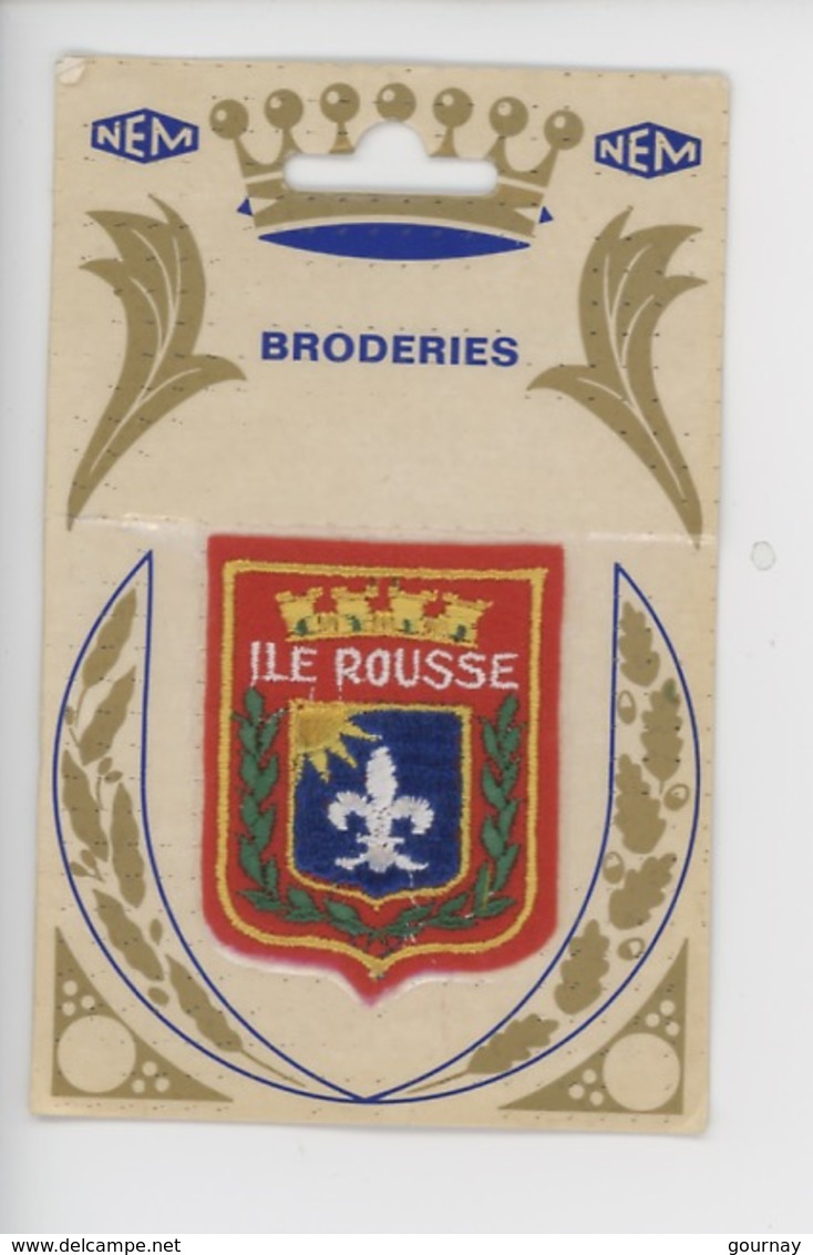 Corse Broderies - Ile Rousse - Ecusson, Blason Tissu Emballage D'origine NEM Broderies (14,5X9,5) - Other & Unclassified