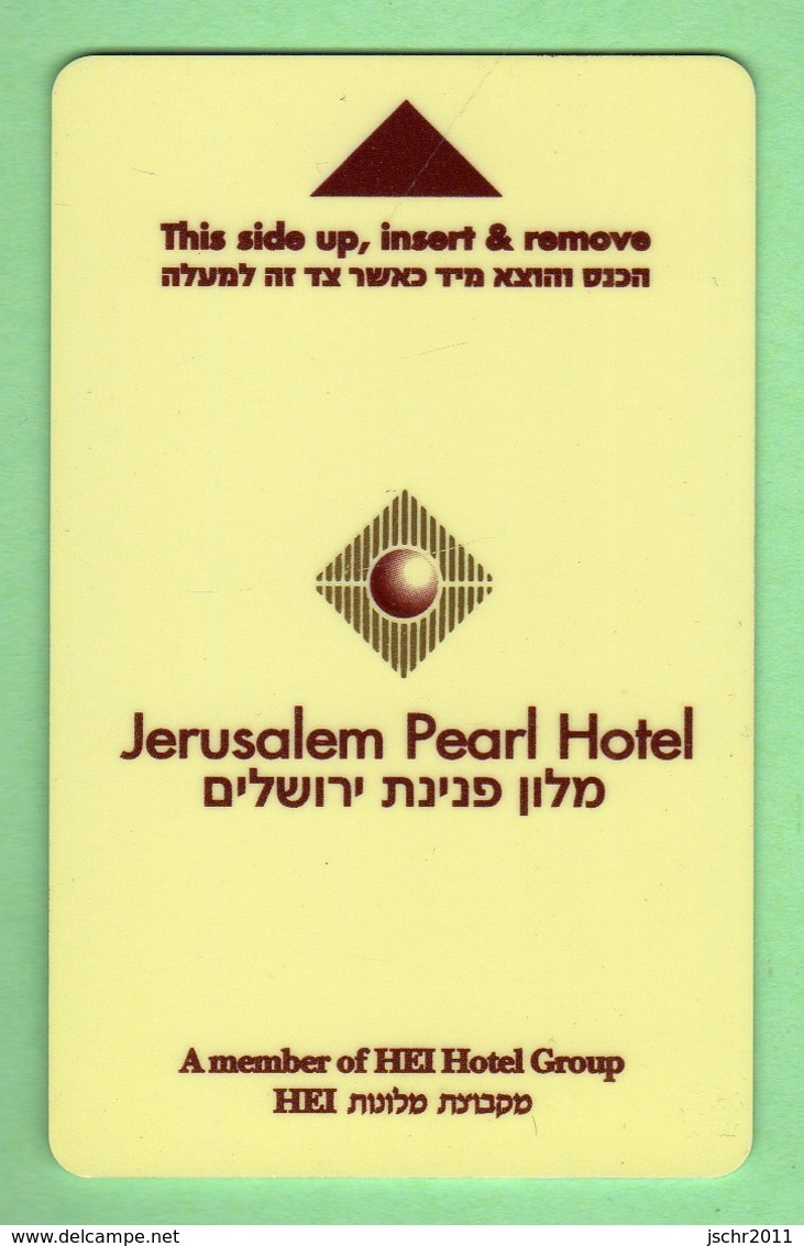 CLE D'HOTEL JERUSALEM PEARL HOTEL *** (A501-P11) - Clés D'hôtel