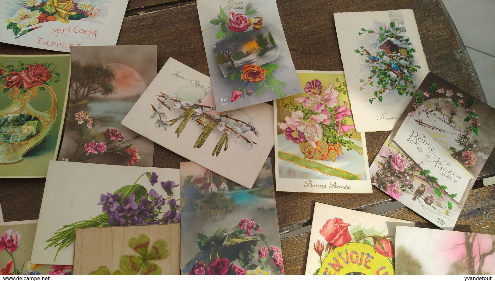 Lot De 45 Cartes Postales. Fleurs. - 5 - 99 Postkaarten