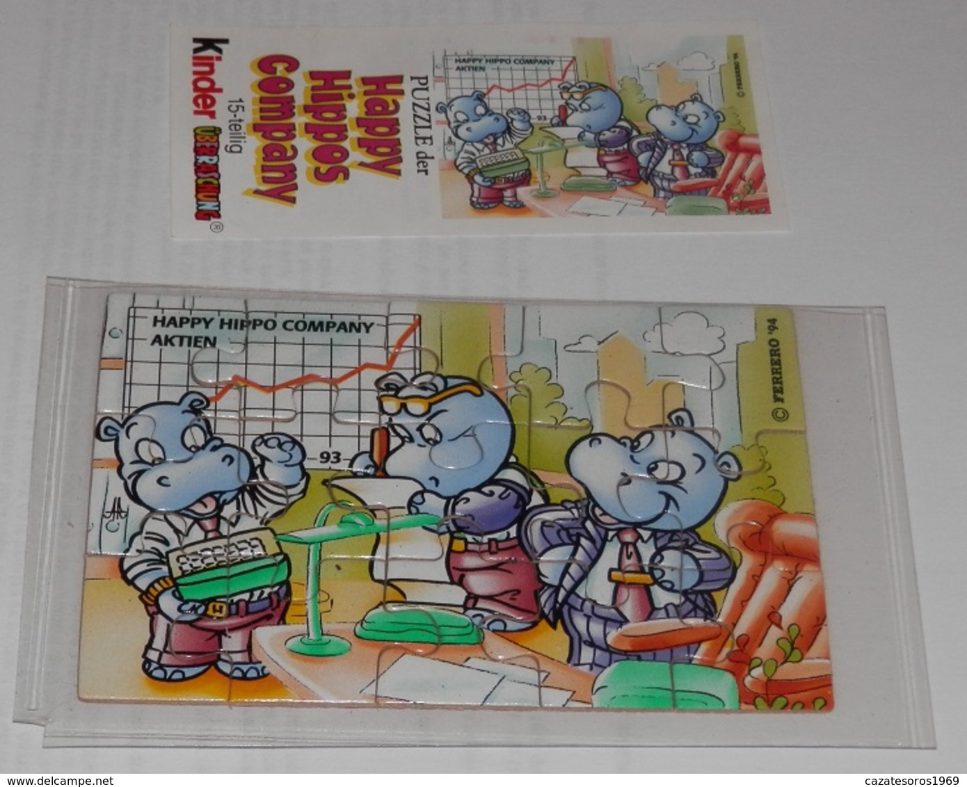 PUZZLE  KINDER SUPRISE -  HAPPY HIPPOS COMPANY - Puzzles