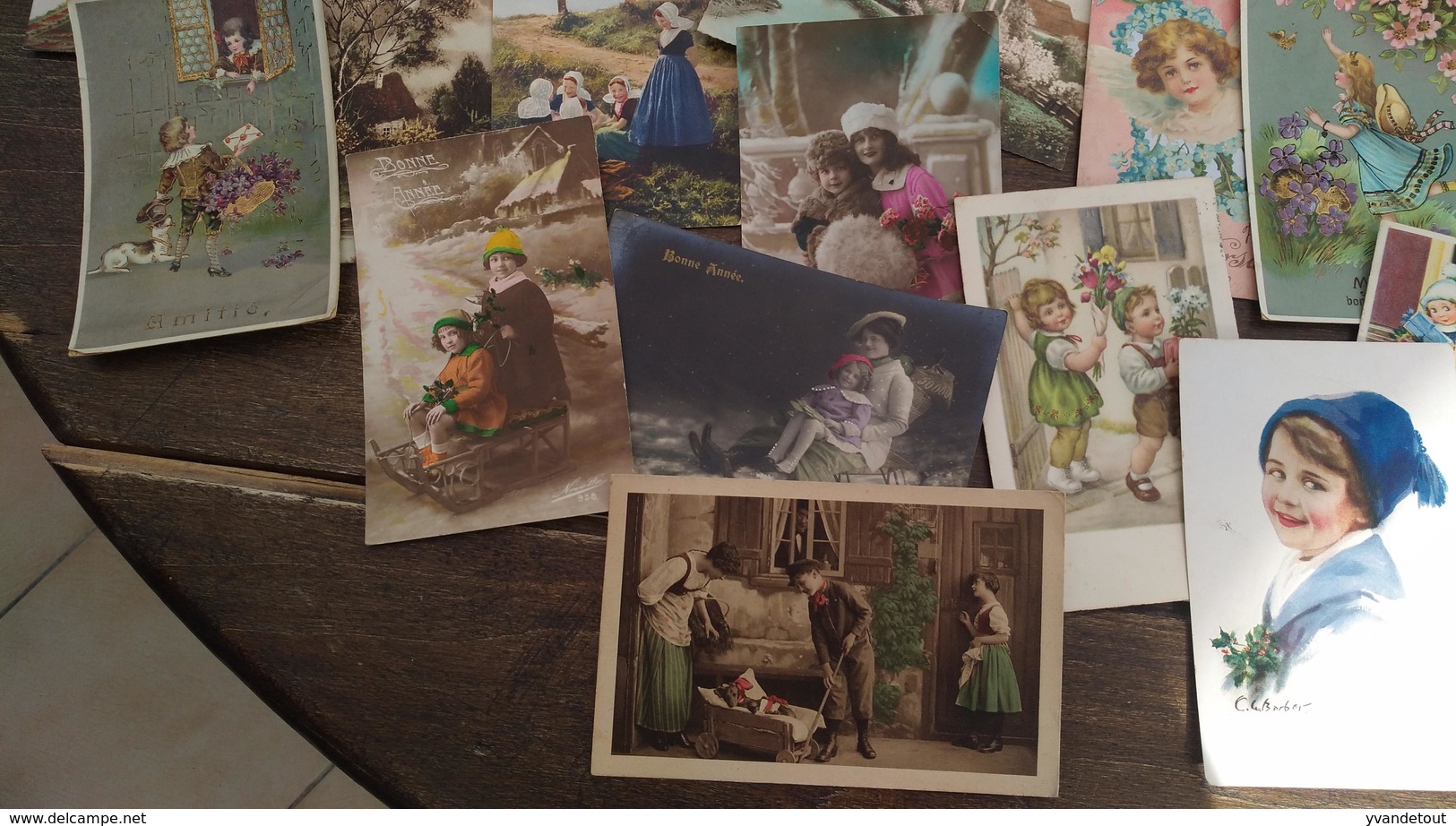 Lot De 47 Cartes Postales. Enfants. - 5 - 99 Cartoline