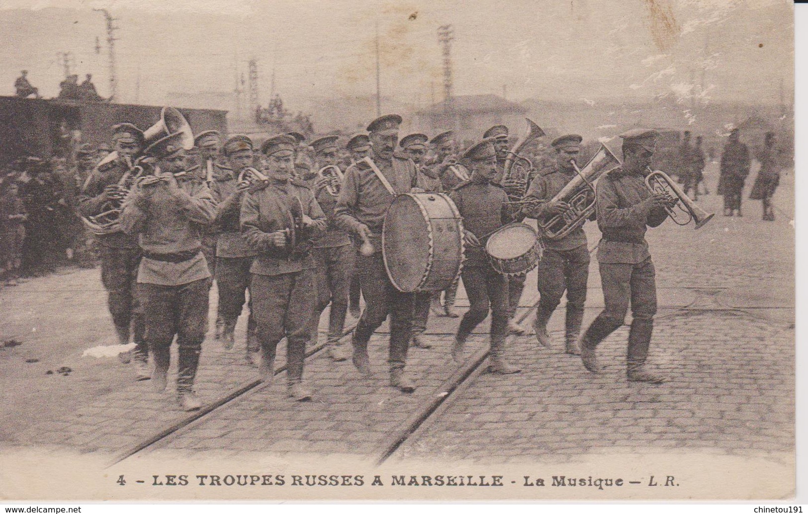 Marseille Les Troupes Russes A Marseille  La Musique - Non Classés