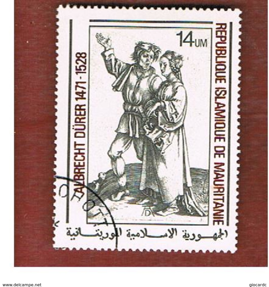 MAURITANIA -  SG 607  -  1979 A. DURER: YOUNG PEASANT & WIFE  -  USED° - Mauritania (1960-...)