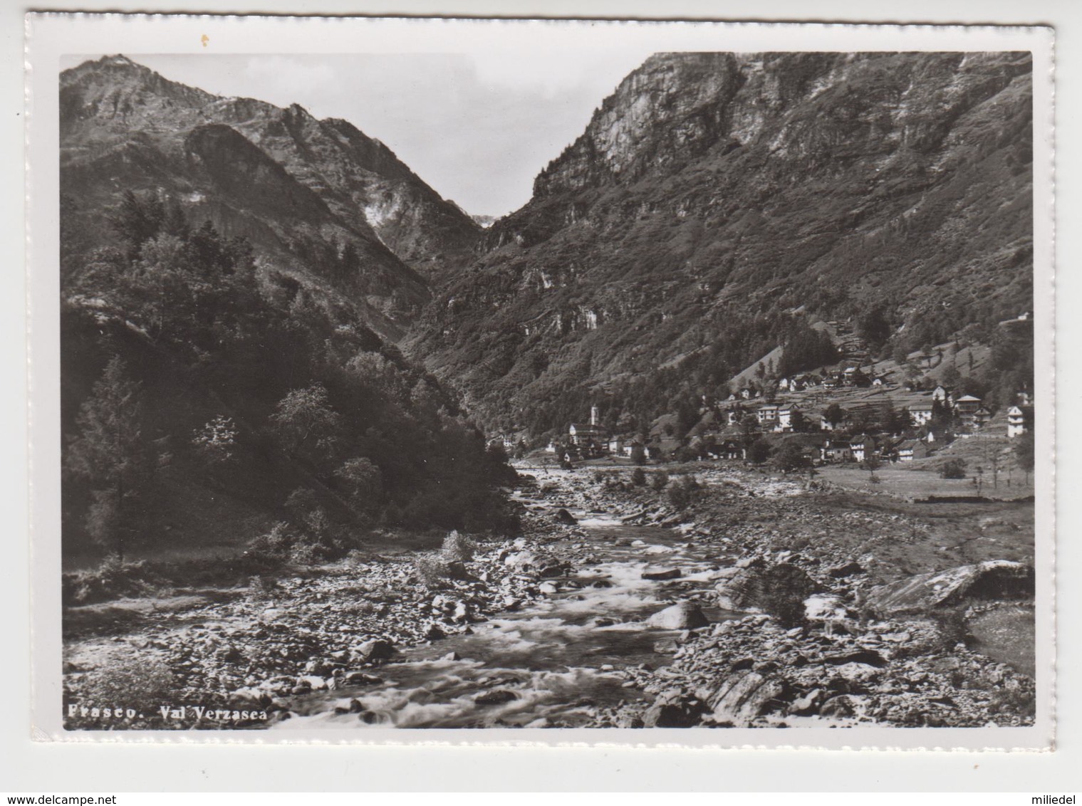 CC 132 /  FRASCO . VAL   VERZASEA  / Hôtel  EFRA  /  édit W . TANNAZ  Gia  STEINEMANN , LOCARNO - Frasco