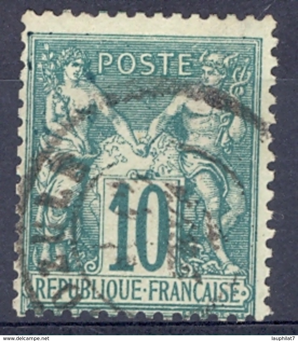 [42677]SUP//O/Used-c:20e-N° 65, 10c Vert, Très Frais - 1876-1878 Sage (Type I)