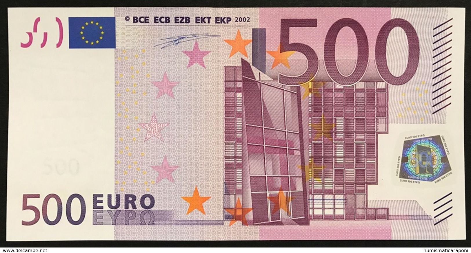 500 €  GERMANIA DUISENBERG Q.FDS ABOUT UNC R001D1  Cod.€.277 - 500 Euro