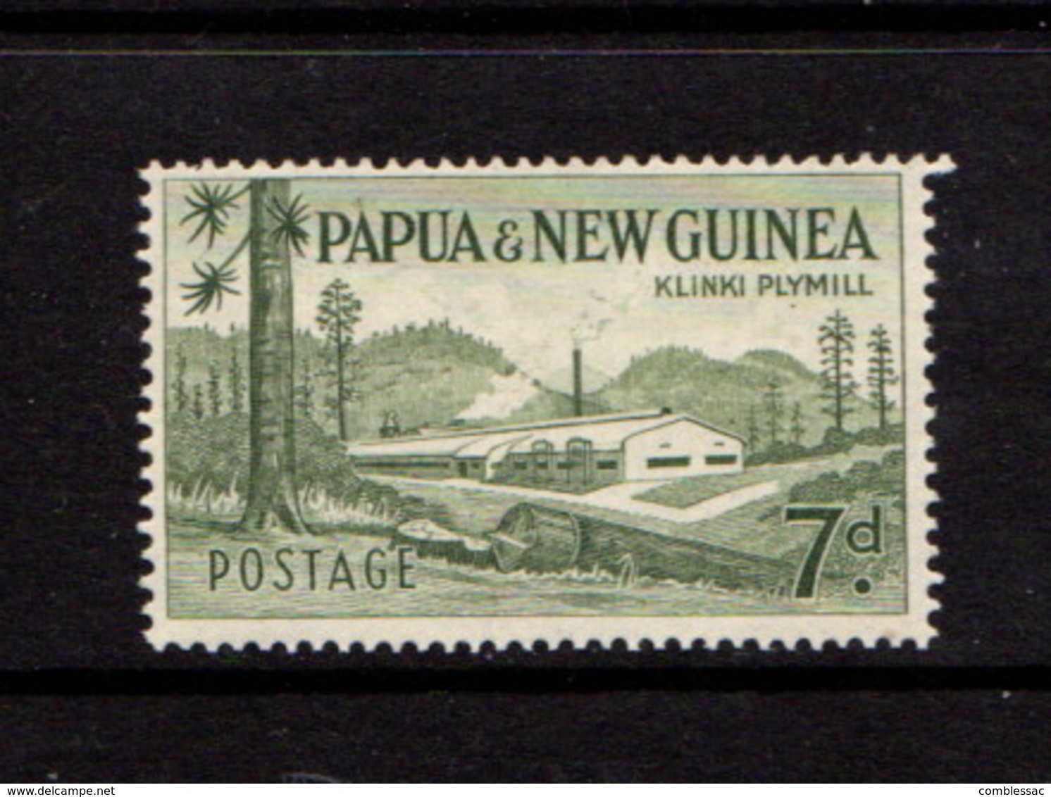 PAPUA  NEW  GUINEA    1958    7d  Bronze  Green    MNH - Papua New Guinea