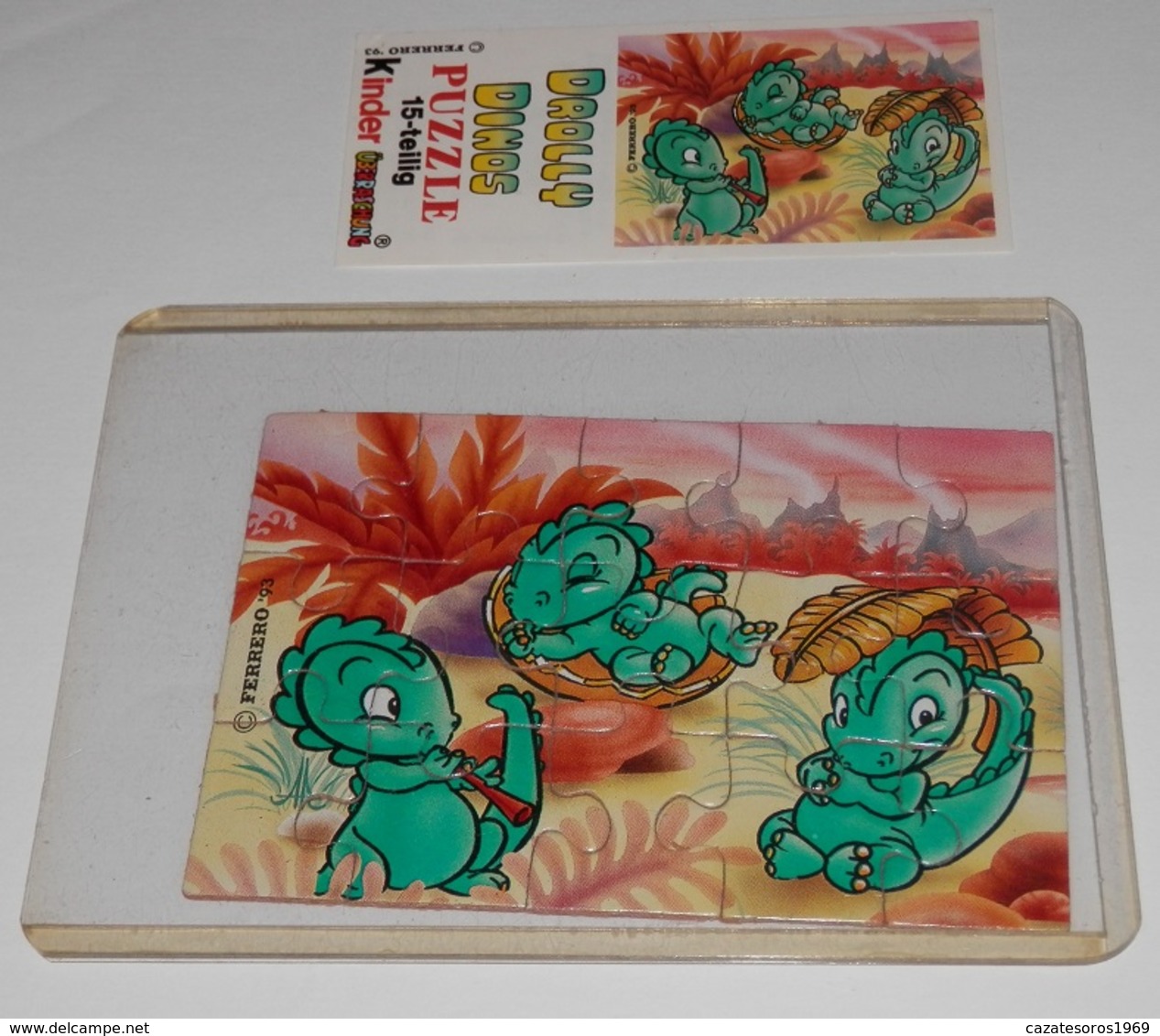 PUZZLE  KINDER SUPRISE - DROLLY DINOS - Puzzles