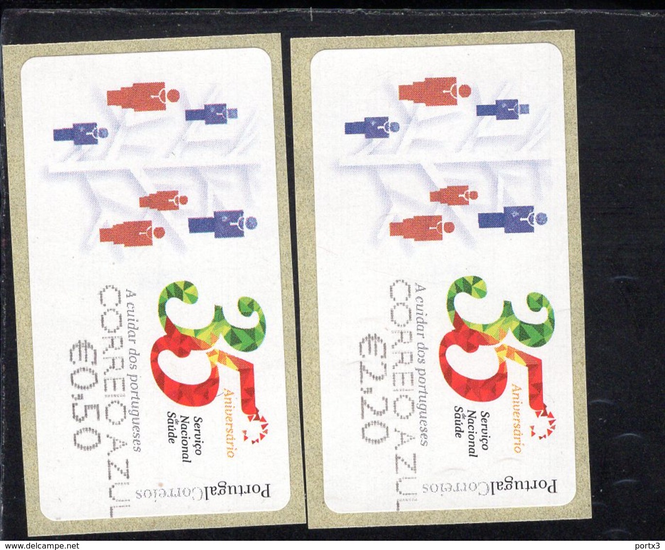 91 Europawahl Correio Azul ** Postfrisch, MNH, Neuf (4) - Automatenmarken [ATM]