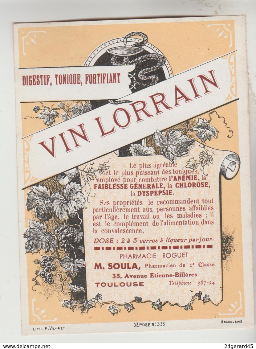 3 ETIQUETTES OENOPHILIE PUBLICITE VIN ALCOOL - Whisky LONG JOHN, GLENFIDDISCH, Apéritif VIN LORRAIN De M. SOULA Pharmaci - Whisky