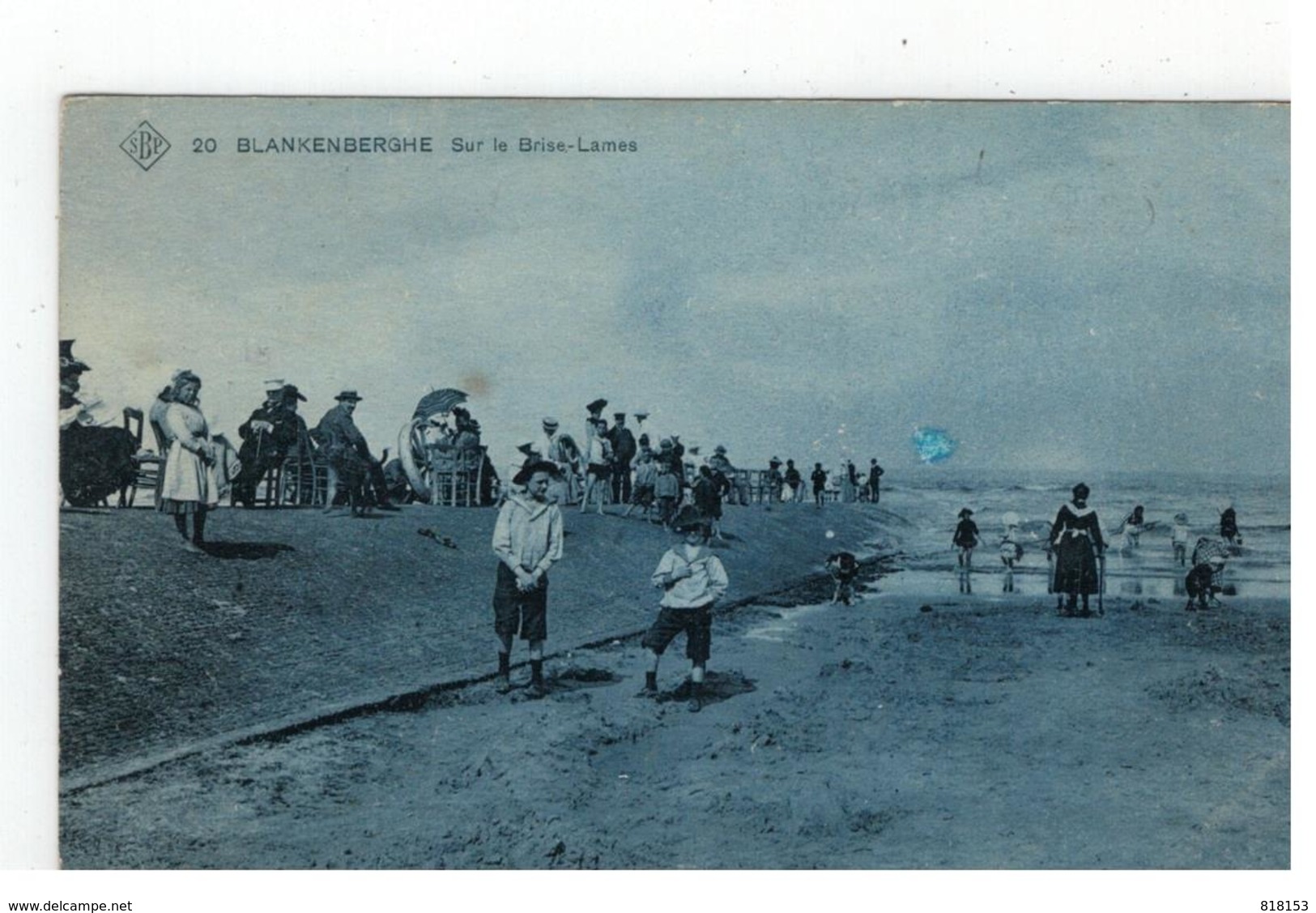 Blankenberge  20 SBP  BLANKENBERGHE Sur Le Brise-Lames - Blankenberge