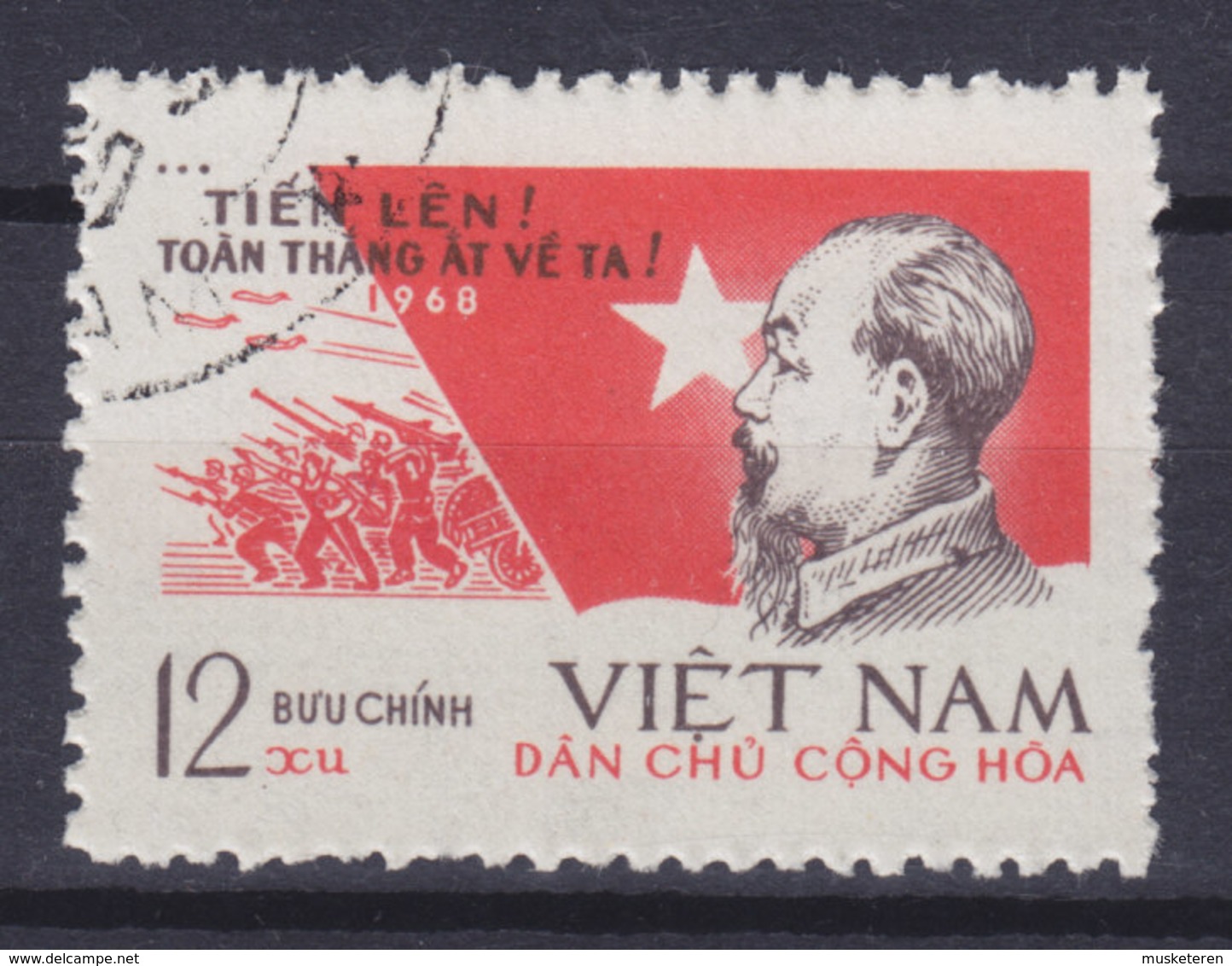 Vietnam 1968 Mi. 532    12 (xu) Neujahrsaufruf 1968 Von Ho Chi Minh - Vietnam