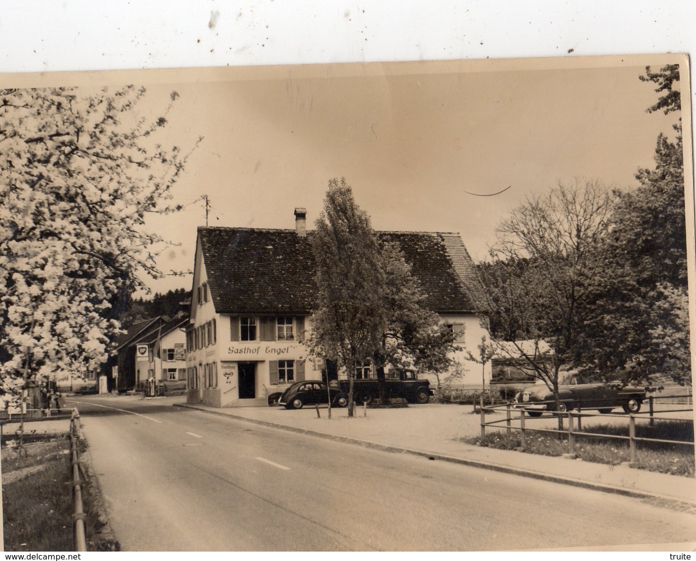 LIECHTENSTEIN NENDELN GASTHAUS ENGEL (CARTE PHOTO) - Liechtenstein