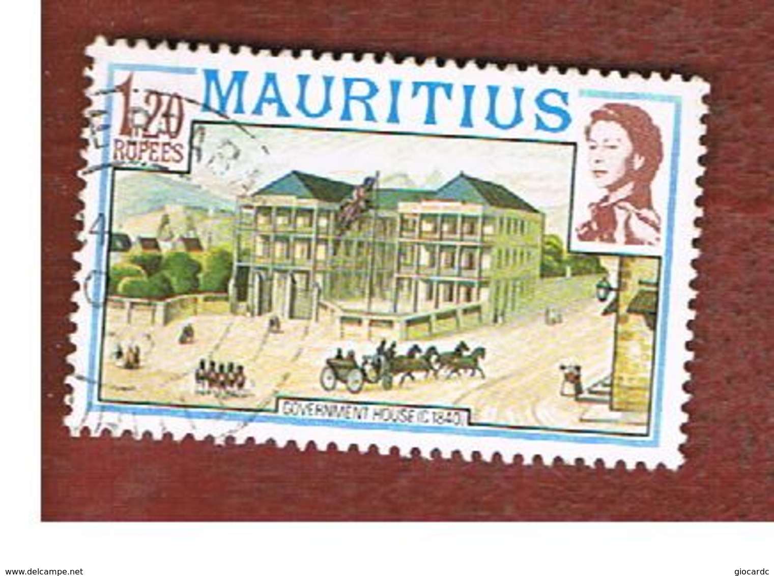 MAURITIUS -  SG 540   -  1978  HISTORICAL EVENTS: GOVERNMENT BUILDINGS  -  USED° - Mauritius (1968-...)