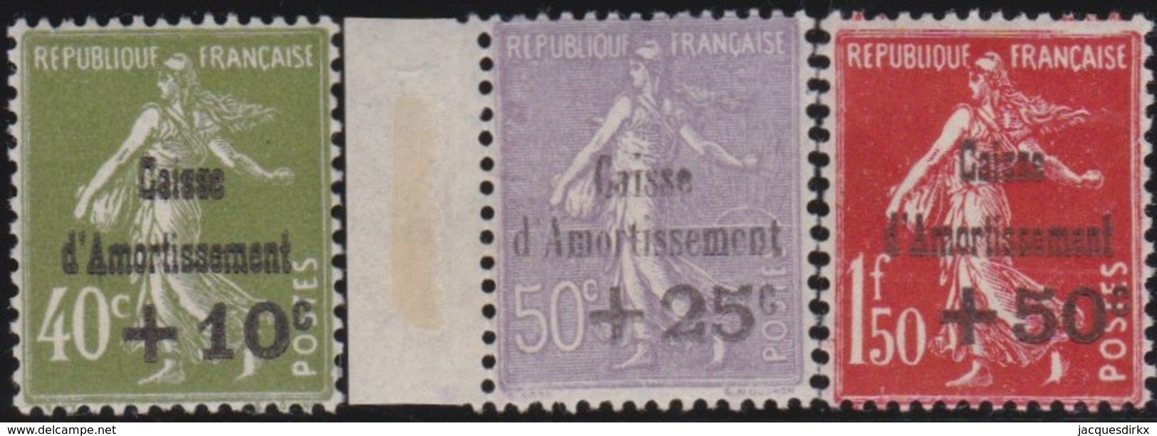 France  .   Yvert   .     275/277  (2 Scans)   .       *     .         Neuf Avec Charniere   .   /   .  Mint-hinged - Unused Stamps