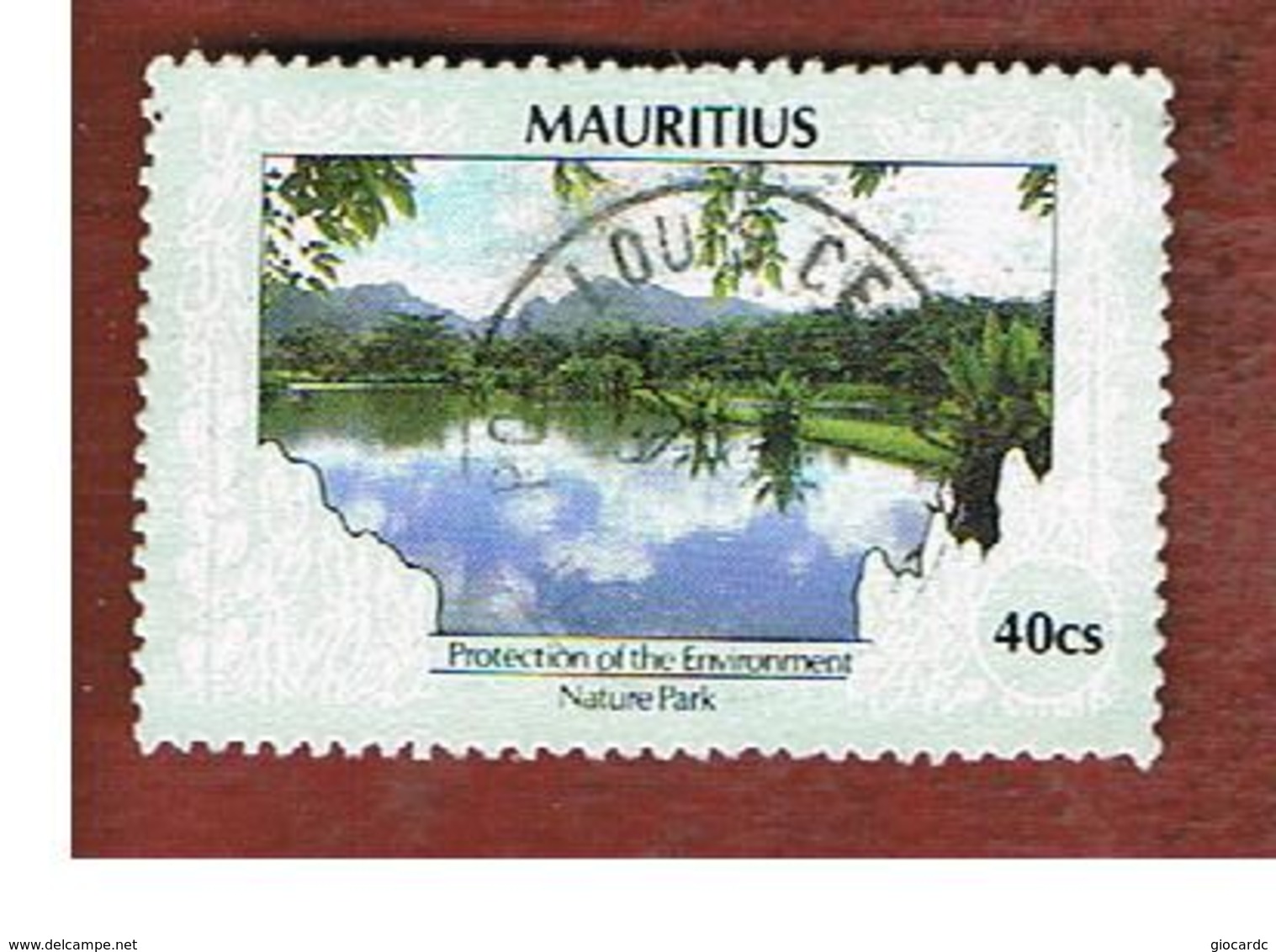 MAURITIUS -  SG 801   -  1989  NATURE PARK -  USED° - Maurice (1968-...)