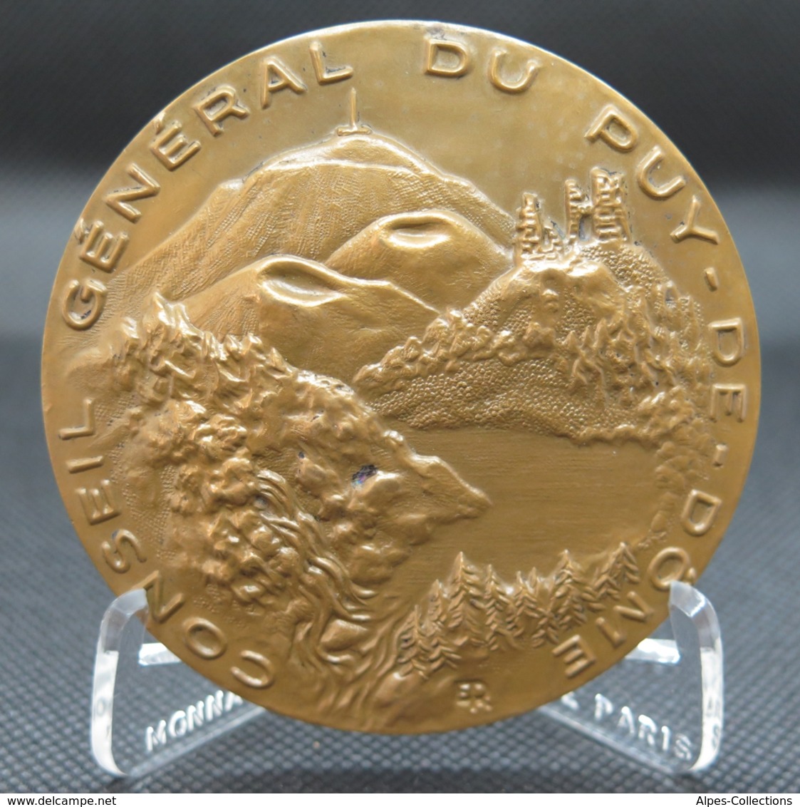 0041 - MEDAILLE CONSEIL GENERAL PUY DE DOME - Bronze - Emile Rousseau - Autres & Non Classés