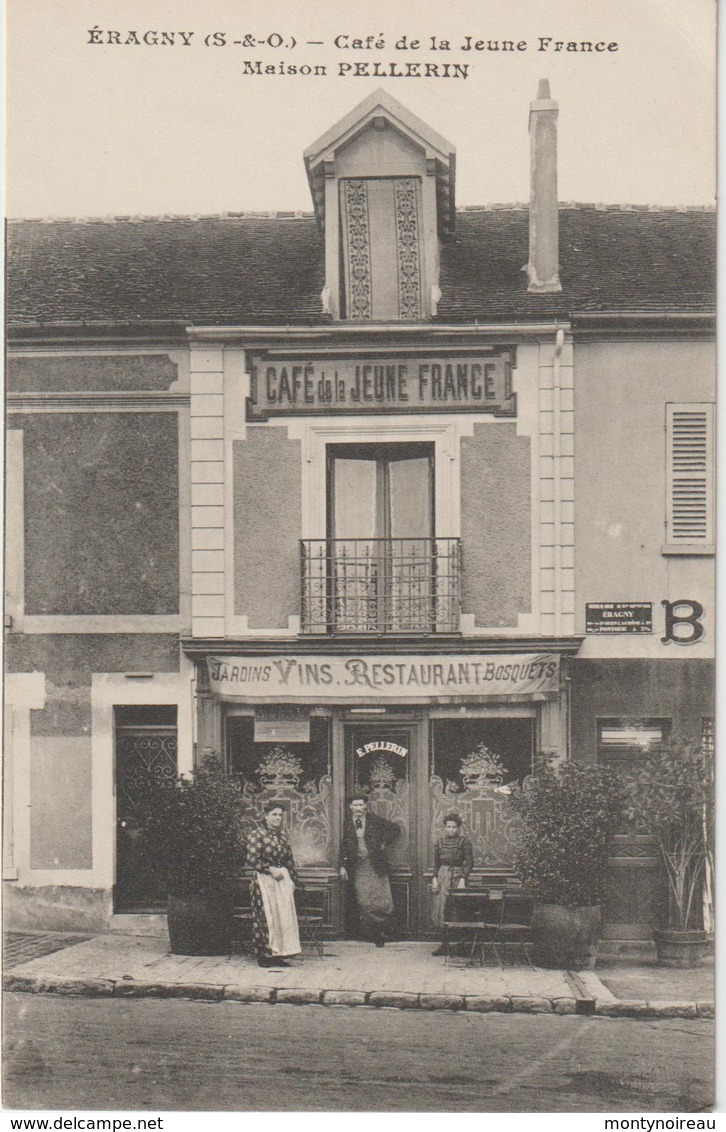 Val  D ' Oise :  ERAGNY :  Café De La  Jeune France , Maison  Pellerin - Eragny