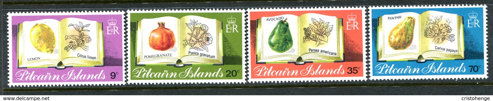 Pitcairn Islands 1982 Fruit Set LHM (SG 222-225) - Pitcairn Islands